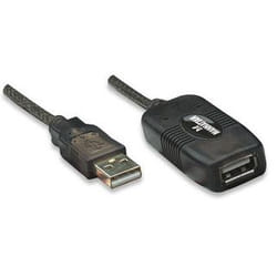 Manhattan 150248 câble USB 10 m USB 2.0 USB A Noir