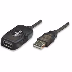 Manhattan 150248 câble USB 10 m USB 2.0 USB A Noir - Vue supplémentaire 4