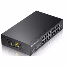 Zyxel GS1100-16 Non-géré Gigabit Ethernet (10/100/1000) Noir - Vue supplémentaire 2