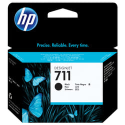 HP 711 cartouche d'encre DesignJet noir, 80 ml