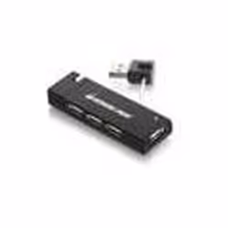 iogear GUH285W6, 480 Mbit/s, Noir, Windows 2K, XP, Vista / Mac OS X v10.3.9 +, 22,679 g, USB, 0 - 45 °C