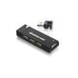 iogear GUH285W6 hub & concentrateur 480 Mbit/s Noir