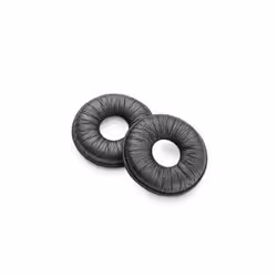 POLY 80355-01, Couvre oreillettes jetables, Simili-cuir, Noir