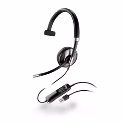 POLY 87505-01, Avec fil, Bureau/Centre d'appels, 20 - 20000 Hz, Casque, Noir