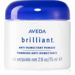 Domptez les mèches rebelles et obtenez une coiffure lissée qui tient longtemps. La pommade pour les cheveux Aveda Brilliant™  ...