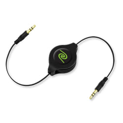 ReTrak EUCABLE3535 câble audio 1,5 m 3,5mm Noir, Argent