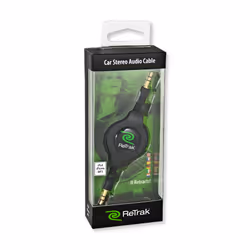 ReTrak EUCABLE3535 câble audio 1,5 m 3,5mm Noir, Argent