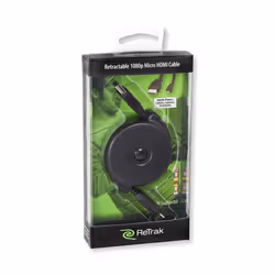 ReTrak EUCABLEHDAD câble HDMI 1,52 m HDMI Type A (Standard) HDMI Type D (Micro) Noir