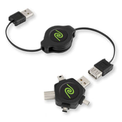 ReTrak EUCABLESTAR câble USB 1 m USB 2.0 USB A Noir