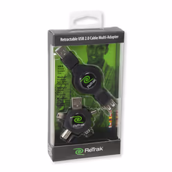 ReTrak EUCABLESTAR câble USB 1 m USB 2.0 USB A Noir