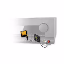 ReTrak EUCABLERCA35 câble audio 1 m 3,5mm RCA Noir, Argent