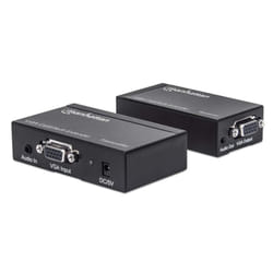 Manhattan 177344 extension audio/video Émetteur AV Noir
