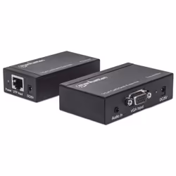 Manhattan 177344 extension audio/video Émetteur AV Noir