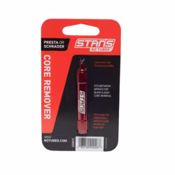 Stan's NoTubes Core Remover Tool, Kit d’entretien, Freins à disque mécanique pour vélo, Roue, Rouge, 1 pièce(s), Ampoule