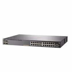 Aruba 2930F 24G PoE+ 4SFP Géré L3 Gigabit Ethernet (10/100/1000) Connexion Ethernet, supportant l'alimentation via ce port (PoE) 1U Gris