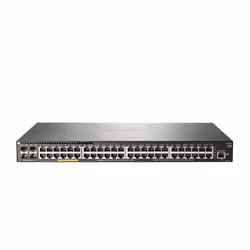 Aruba 2930F 48G PoE+ 4SFP, Géré, L3, Gigabit Ethernet (10/100/1000), Connexion Ethernet, supportant l'alimentation via ce por ...