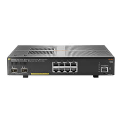 Aruba 2930F 8G PoE+ 2SFP+ Géré L3 Gigabit Ethernet (10/100/1000) Connexion Ethernet, supportant l'alimentation via ce port (PoE) 1U Gris