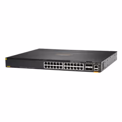 Aruba 6300M 24-port 1GbE Class 4 PoE & 4-port SFP56 Géré L3 Gigabit Ethernet (10/100/1000) Connexion Ethernet, supportant l'alimentation via ce port (PoE) 1U