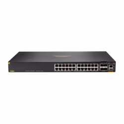 Aruba 6300F 24-port 1GbE Class 4 PoE &amp; 4-port SFP56, Géré, L3, Gigabit Ethernet (10/100/1000), Connexion Ethernet, suppor ...