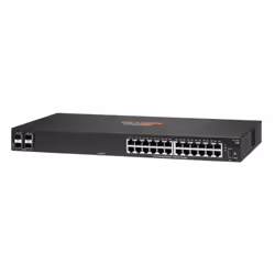Aruba 6100 24G 4SFP+ Géré L3 Gigabit Ethernet (10/100/1000) 1U Noir