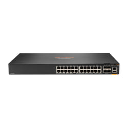 Aruba 6200F 24G 4SFP+ Géré L3 Gigabit Ethernet (10/100/1000) 1U Noir