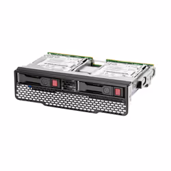 HPE P36675-B21, 2x 2,5", Plateau de stockage de disques, Noir, 1 pièce(s)