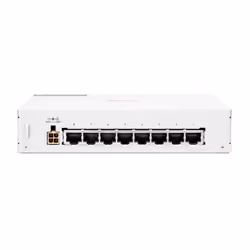 Aruba Instant On 1430 8G Class4 PoE 64W Non-géré L2 Gigabit Ethernet (10/100/1000) Connexion Ethernet, supportant l'alimentation via ce port (PoE) Blanc