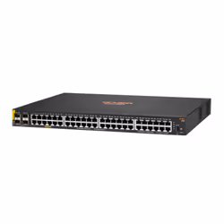 HPE 6100 48G Géré L2 Gigabit Ethernet (10/100/1000) Connexion Ethernet, supportant l'alimentation via ce port (PoE) 1U