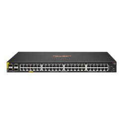 HPE Aruba Networking CX 6000 48G Class4 PoE 4SFP 740W Géré L3 Gigabit Ethernet (10/100/1000) Connexion Ethernet, supportant l'alimentation via ce port (PoE) 1U