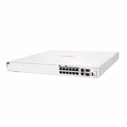 HPE Aruba Instant On 1960 8p 1G Class 4 4p SR1G/2.5G Class 6 PoE 2p 10GBASE-T 2p SFP+ 480W Géré Gigabit Ethernet (10/100/1000) Connexion Ethernet, supportant l'alimentation via ce port (PoE) 1U