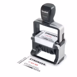 Trodat 5460 Auto-encreur Tampon texte/date Acier - Vue supplémentaire 8