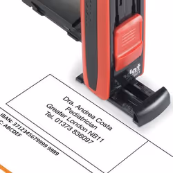 Trodat 148739 tampon professionnel Auto-encreur Text stamp - Vue supplémentaire 6