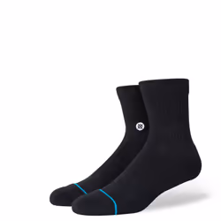 Stance Icon Quarter 3 Pack Chaussettes Crew Noir 3 paire(s)