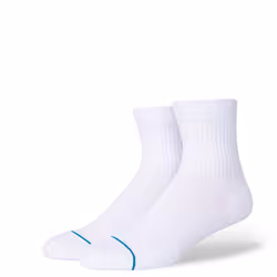 Stance Icon Quarter 3 Pack Chaussettes Crew Blanc 3 paire(s)