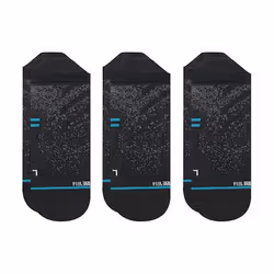 Stance Run UL Tab 3 Pack, Chaussettes d’athlétisme, Noir, Gris, Adulte, SML, 3 paire(s)