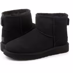 Bottes Classic Mini Ii Daim Noir