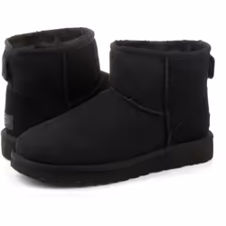 Bottes Classic Mini Ii Daim Noir
