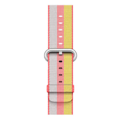 Apple Bracelet en nylon tissé rouge 38 mm