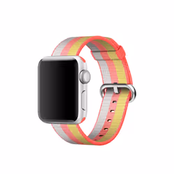 Apple Bracelet en nylon tissé rouge 38 mm