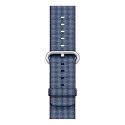 Apple Bracelet en nylon tissé bleu nuit 42 mm