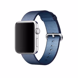 Apple Bracelet en nylon tissé bleu nuit 42 mm