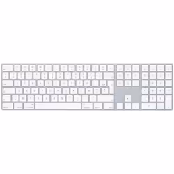 Apple MQ052F/A, Taille réelle (100 %), Sans fil, Bluetooth, AZERTY, Blanc