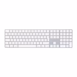 Apple Magic, Taille réelle (100 %), Avec fil &sans fil, Bluetooth, QWERTY, Blanc