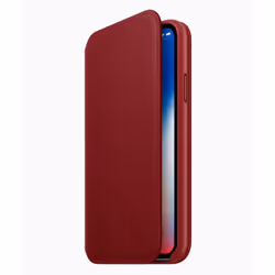 Apple MRQD2ZM/A, Folio, Apple, iPhone X, 14,7 cm (5.8"), Rouge