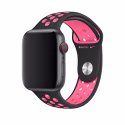 Apple MWUC2ZM/A accessoire intelligent à porter sur soi Bande Noir, Rose Fluoroélastomère