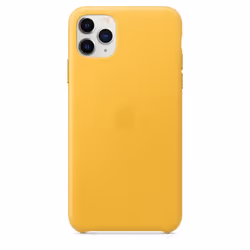 Apple MX0A2ZM/A Housse iPhone 11 Pro Max cuir Jaune - Vue supplémentaire 4