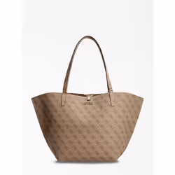GUESS Cabas Alby logo 4G Beige 43 x 30 x 15 cm
