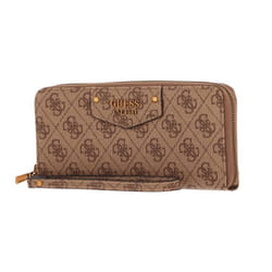 GUESS Eco Brenton SLG Large Zip Around L Latte Logo [188053] -  porte-monnaie porte monnaie