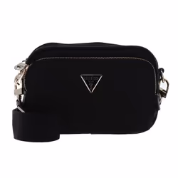 Sac à épaule bandoulière - GUESS - Eco Gemma Mini - Noir - 100% polyester - 195x13x7 cm