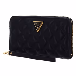 Porte-monnaie - GUESS - Giully - Noir - Synthétique - Élégant